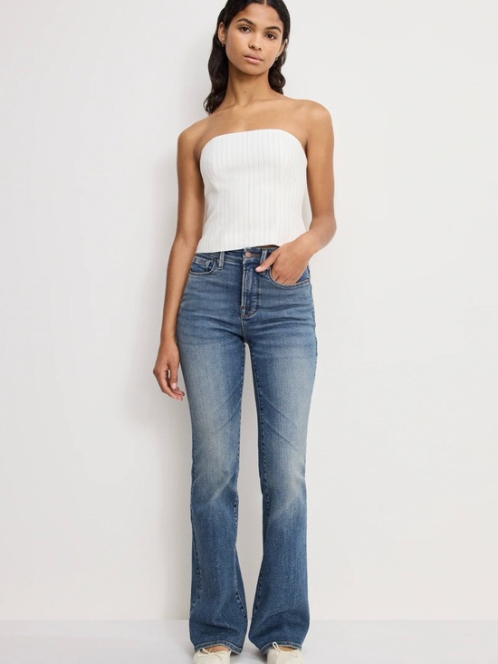 Good American Denim - Good American Women's Medium Blue Bootcut Jeans